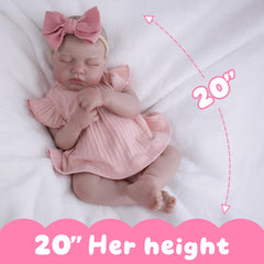 Aori 2.0 lifelike reborn doll detailed rooted eyelashes close up