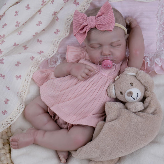 Aori 2.0 lifelike reborn doll soft body offers gentle hugs during imaginative play