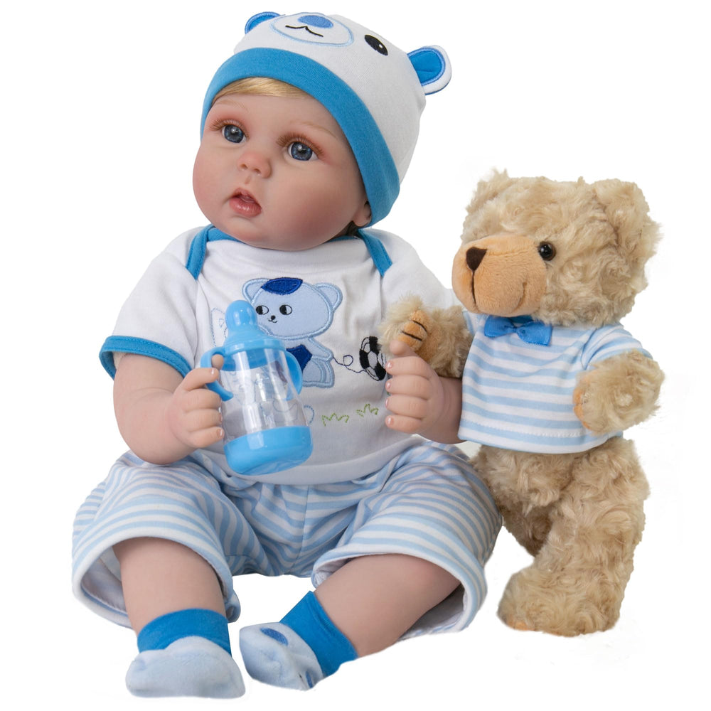Aori 2.0 Reborn Baby Doll 22-inch full view for lifelike play.