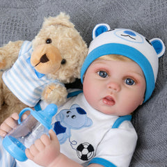 Aori 2.0 Reborn Doll eyes close-up showcasing realism for pretend care.