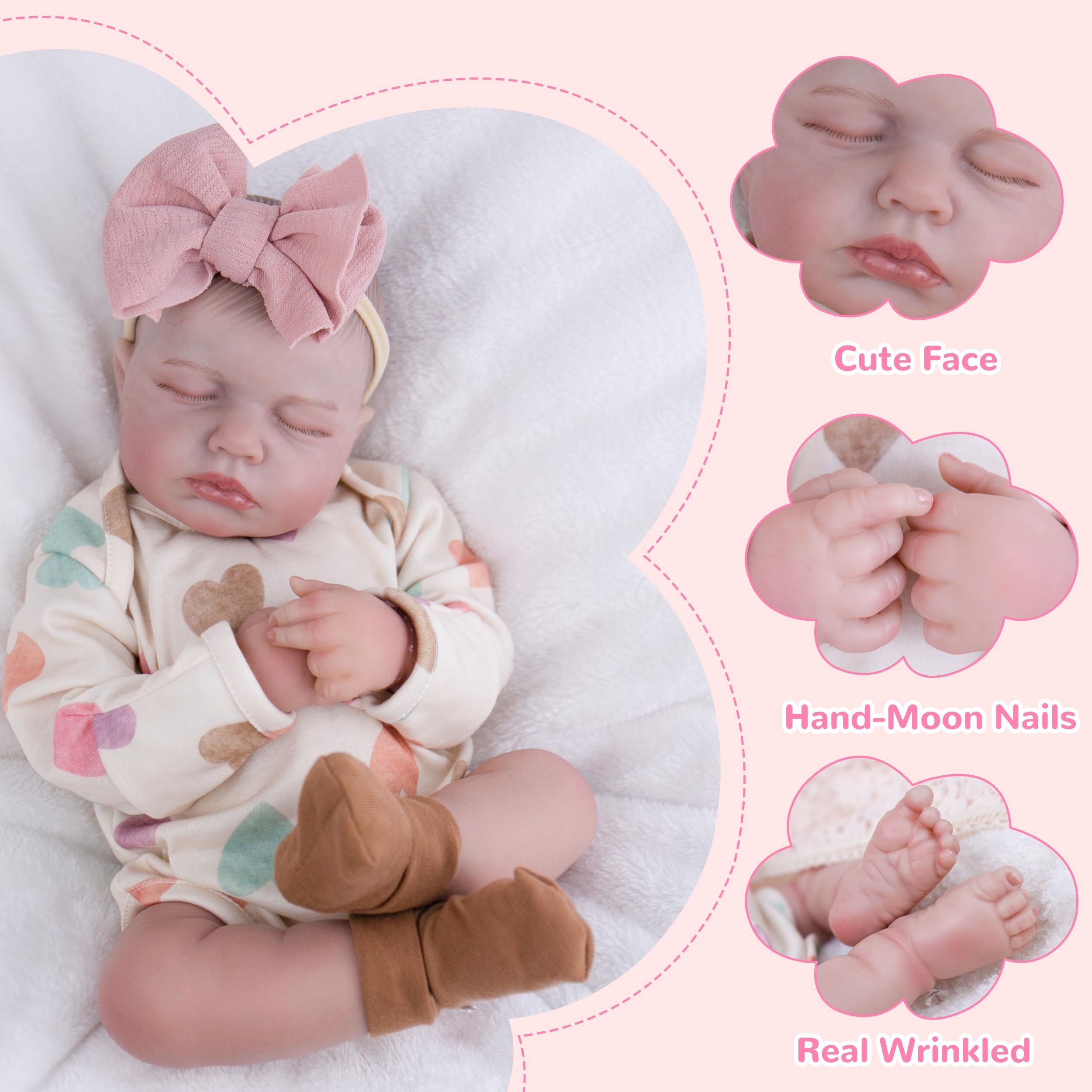 Aori 2.0 doll with rooted lashes enhancing lifelike charm