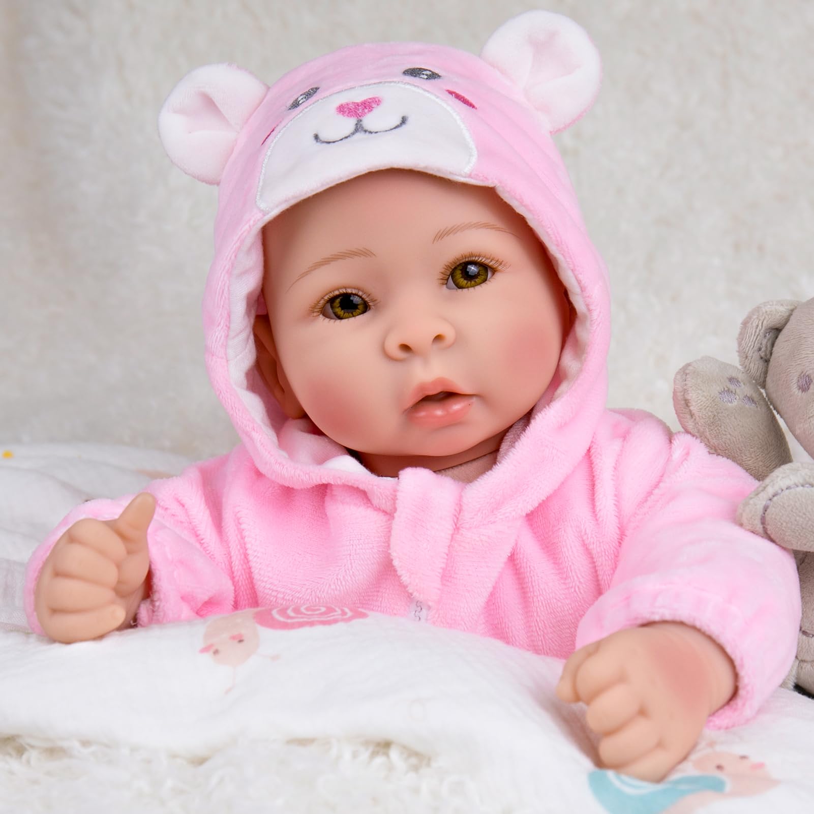 Aori baby doll in a poseable hug pose for nurturing storytelling
