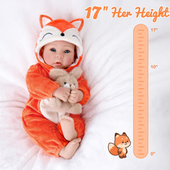 Aori lifelike doll in caregiver-friendly gift set for kids and grandparents.