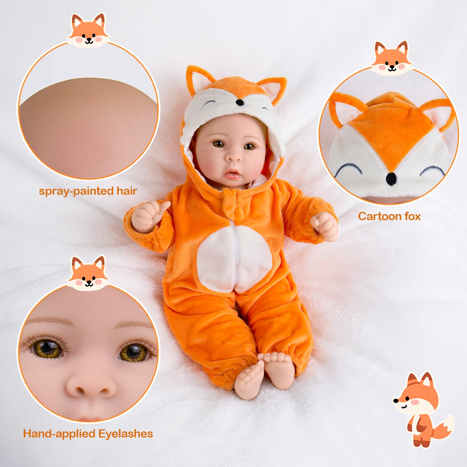 Aori doll supports developmental pretend play and caregiver role-play activities.