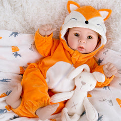 Aori Baby Dolls with realistic head and limbs for lifelike pretend play and nurturing.