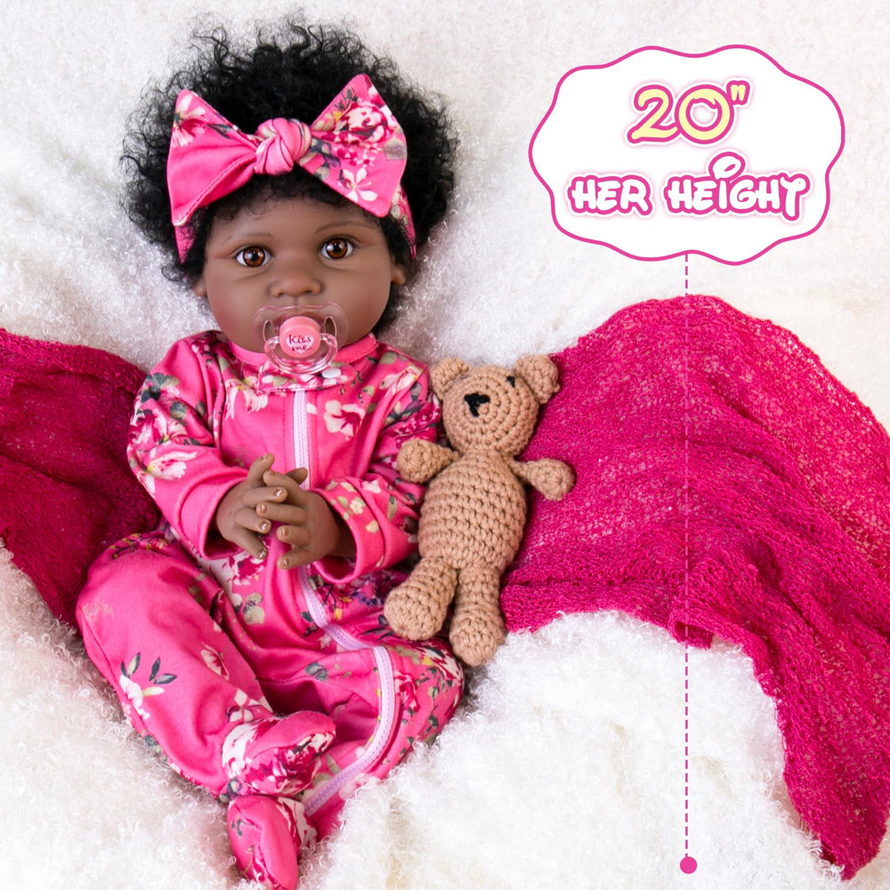Aori reborn doll tiny nails for authentic dress-up play