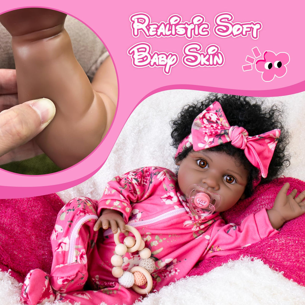 Aori reborn doll soft wispy hair ready for gentle styling