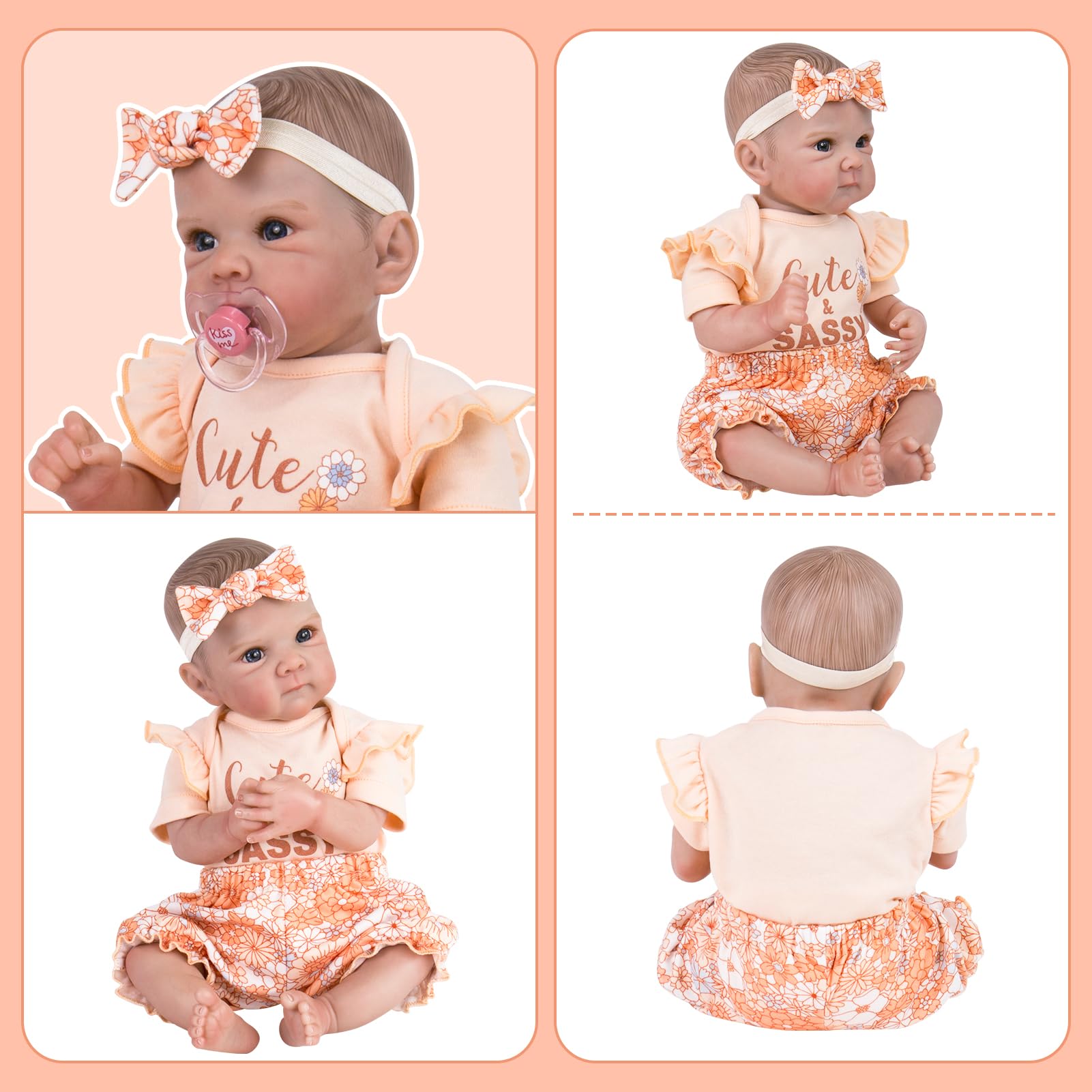 Aori doll clothes set for 17-20 inch dolls, ready to wear.