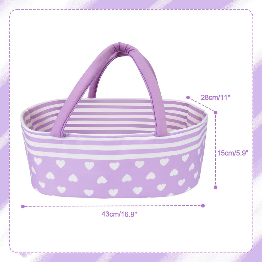 Aori purple headband enhances dress-up and styling options.
