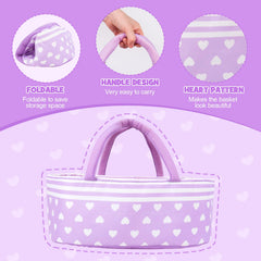 Aori socks keep doll feet warm during playtime.