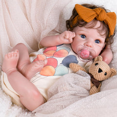 Aori lifelike reborn baby doll 20-inch with gift box for gifting and imaginative play