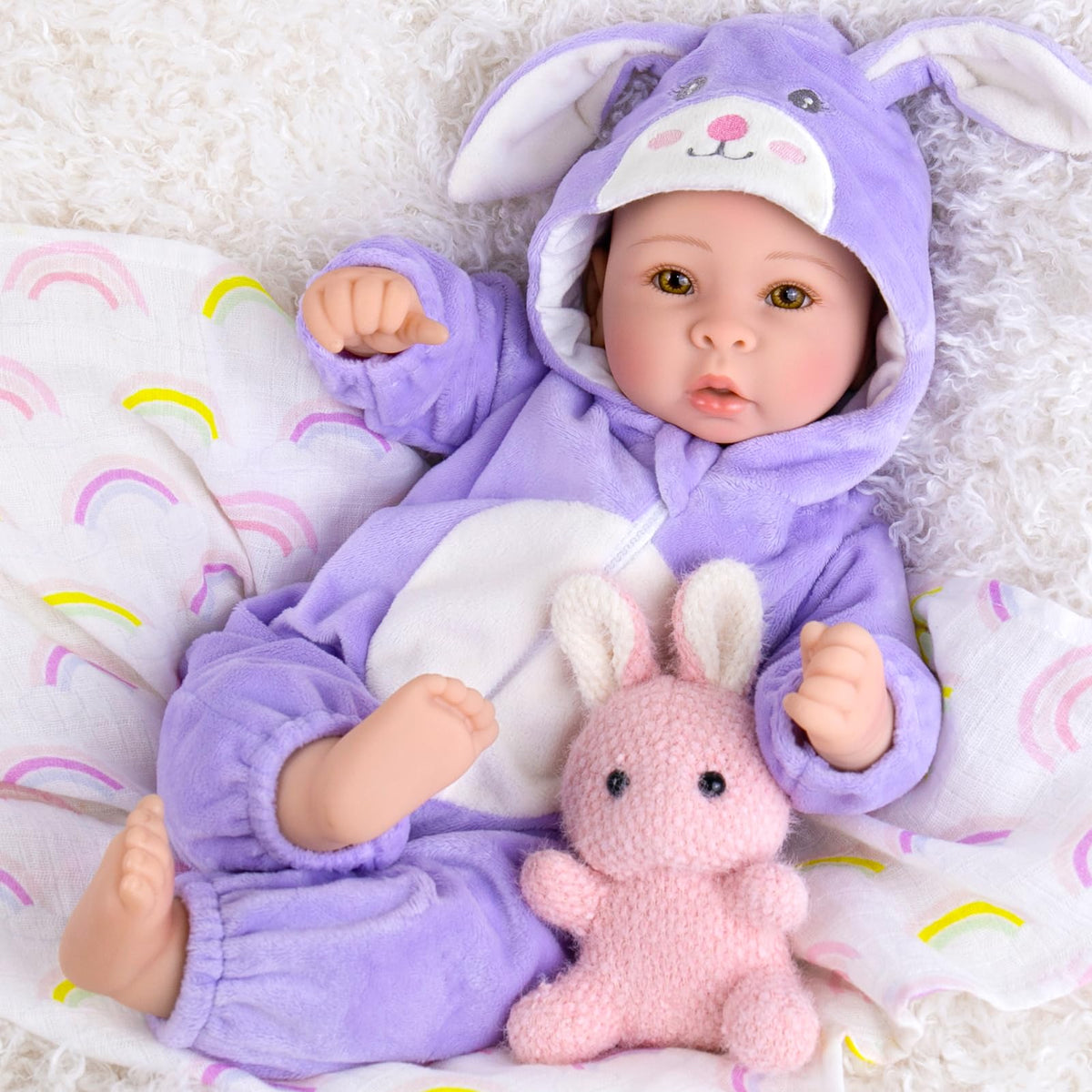 Aori Real Baby Doll with 17-inch head and limbs for authentic cuddly realism