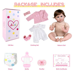 Aori Reborn 22in doll with feeding bottle for nurturing scenes