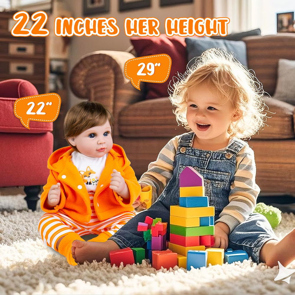 Aori Reborn doll dress-up play promotes imaginative storytelling and creativity