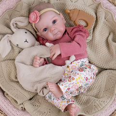Aori Reborn doll head with realistic hair details for lifelike charm.