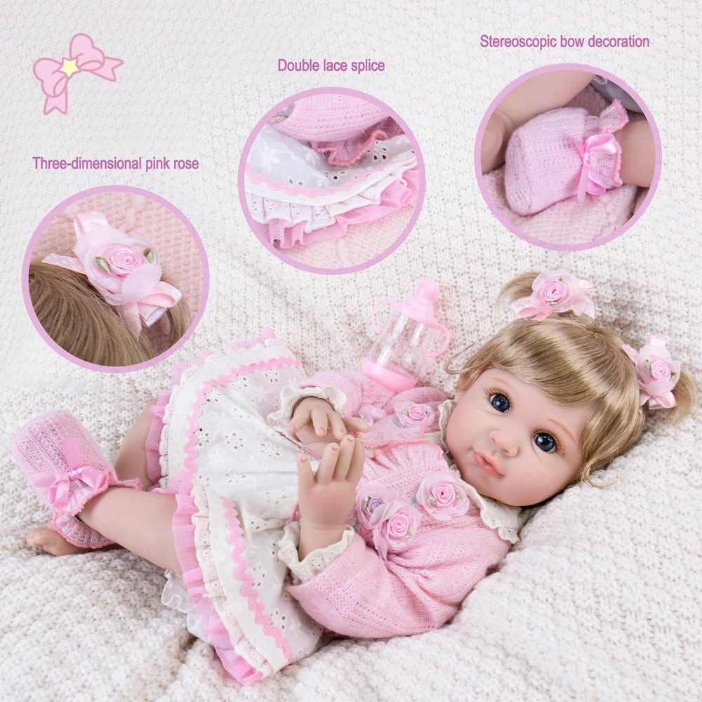 Magnetic pacifier included with Aori Reborn doll for authentic role play.