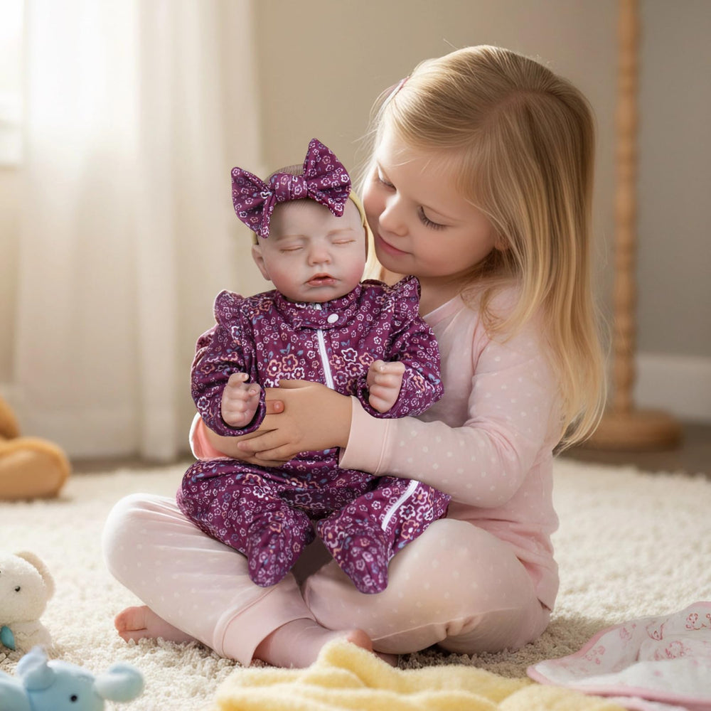 Aori Reborn doll poseable-soft body allows easy posing and interactive scenarios.