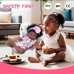 Aori Reborn Black Girl Doll safety-compliant for safe play