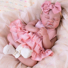Aori Reborn Doll 20-inch face detail for lifelike expression
