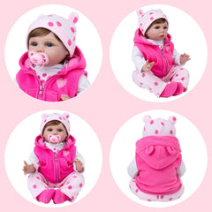 Aori Reborn doll clothes hat with spots; adds cute finishing touch to outfits.