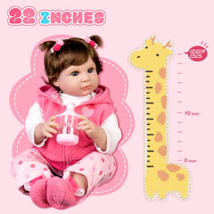 Aori Reborn Doll includes a magnetic pacifier for authentic moments of interaction.