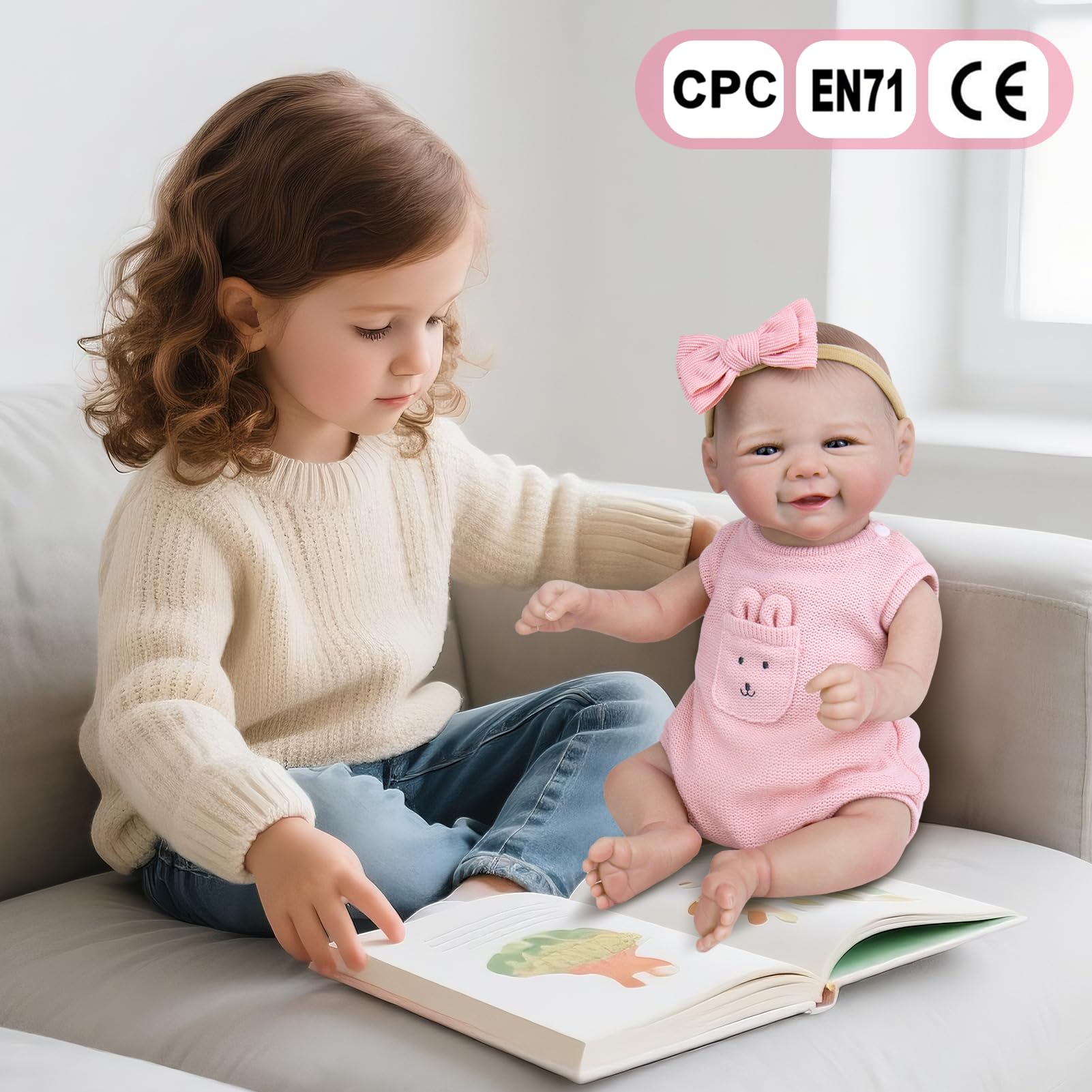 Aori reborn doll outfit and accessories box showcasing gift-ready presentation