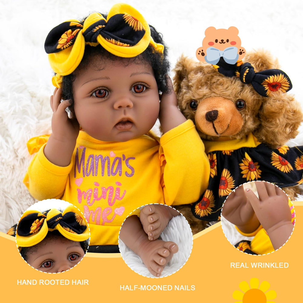 Aori Reborn gift set with yellow sunflower clothes for special occasions.