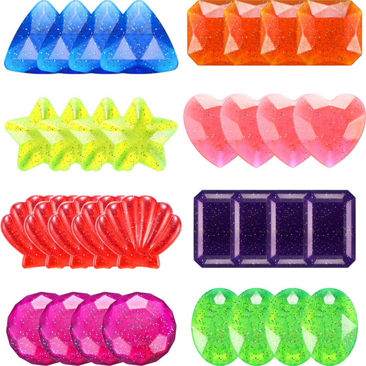 Aoriher big dive gems in colorful mix for pool play and decor.