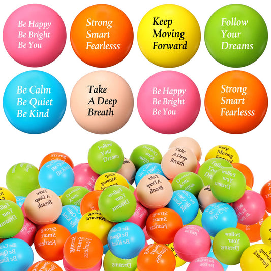 Aoriher stress balls, colorful foam pack, provide soft tactile relief at your desk.
