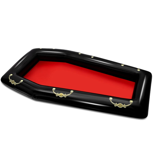 Aoriher 52-inch coffin cooler floats for pool parties.