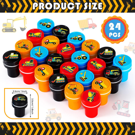Aoriher construction trucks with eight patterns for diverse crafts.