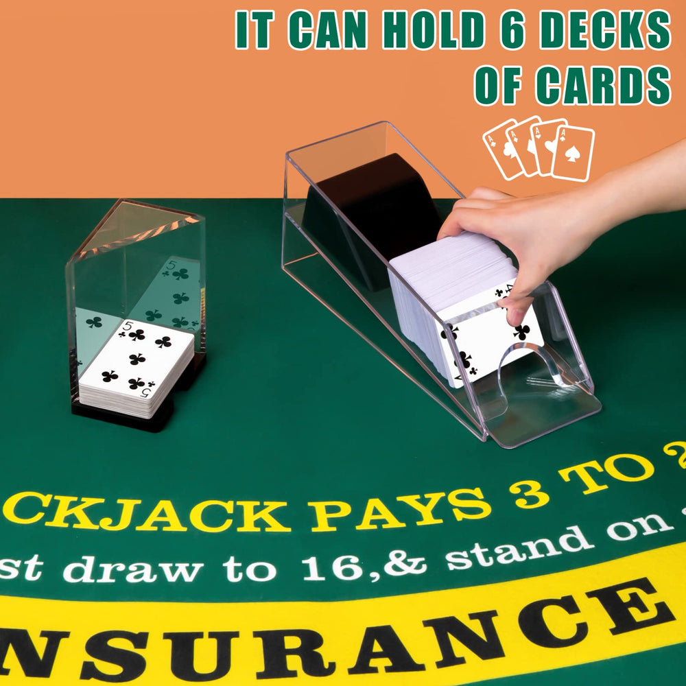 Aoriher PVC cut cards in five colors for quick use.