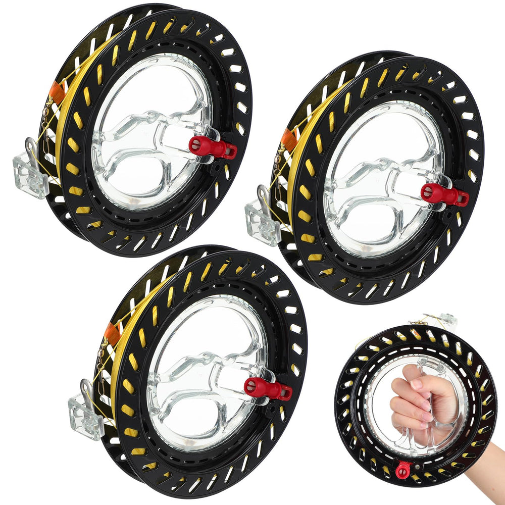 Aoriher kite reel winder with 7 inch diameter for smooth line control and family fun