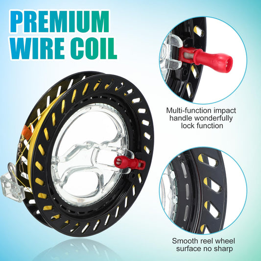 Aoriher kite string with reels enables shared outdoor play and easy handling