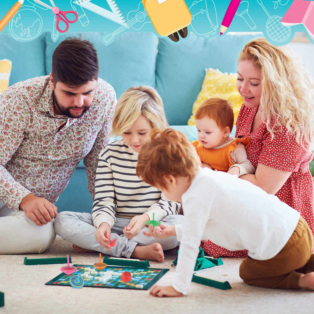 Aoriher safe natural wood top with rounded edges for gentle play.