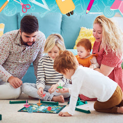 Aoriher safe natural wood top with rounded edges for gentle play.
