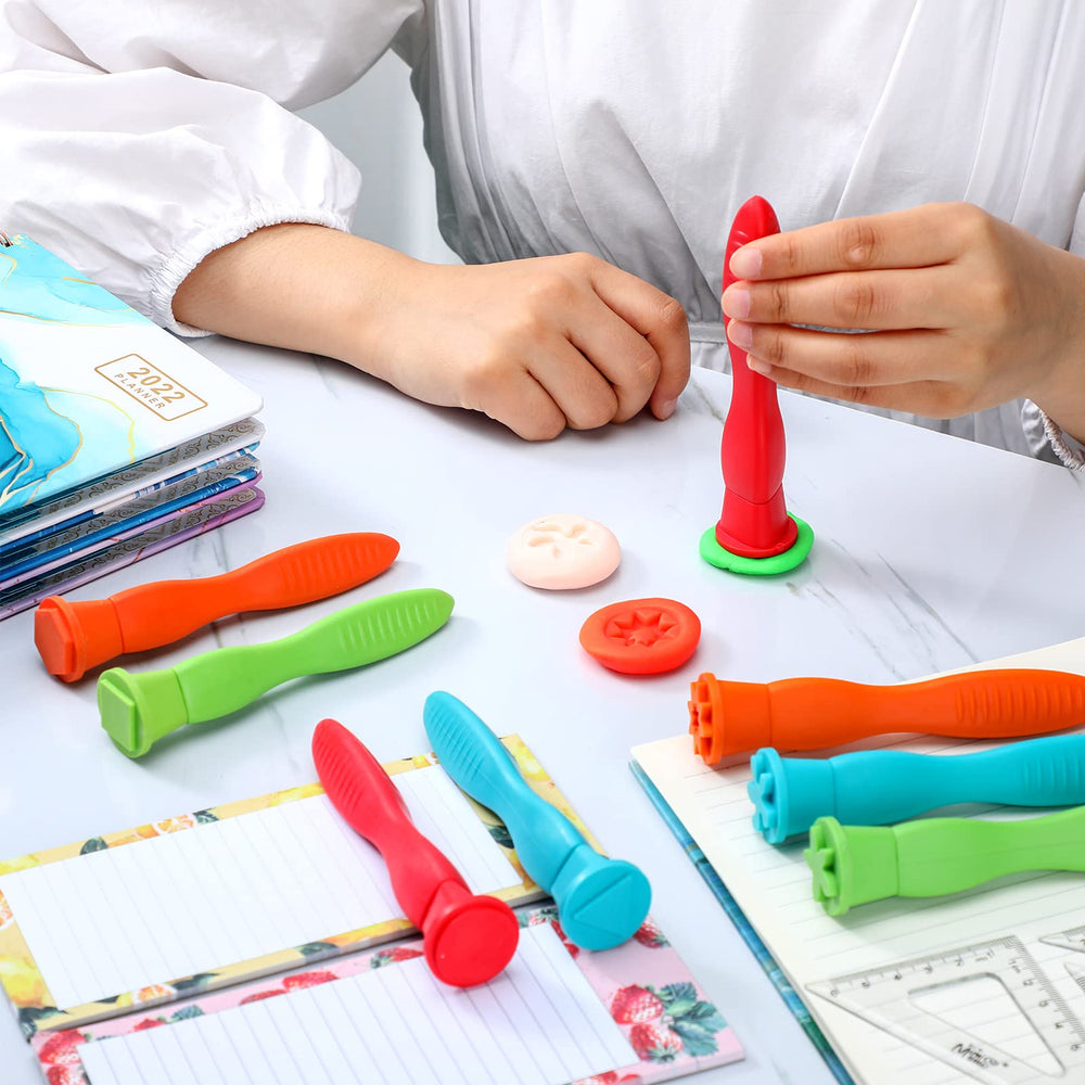 Aoriher triangle grip stampers triangle pattern enhances tactile play and focus