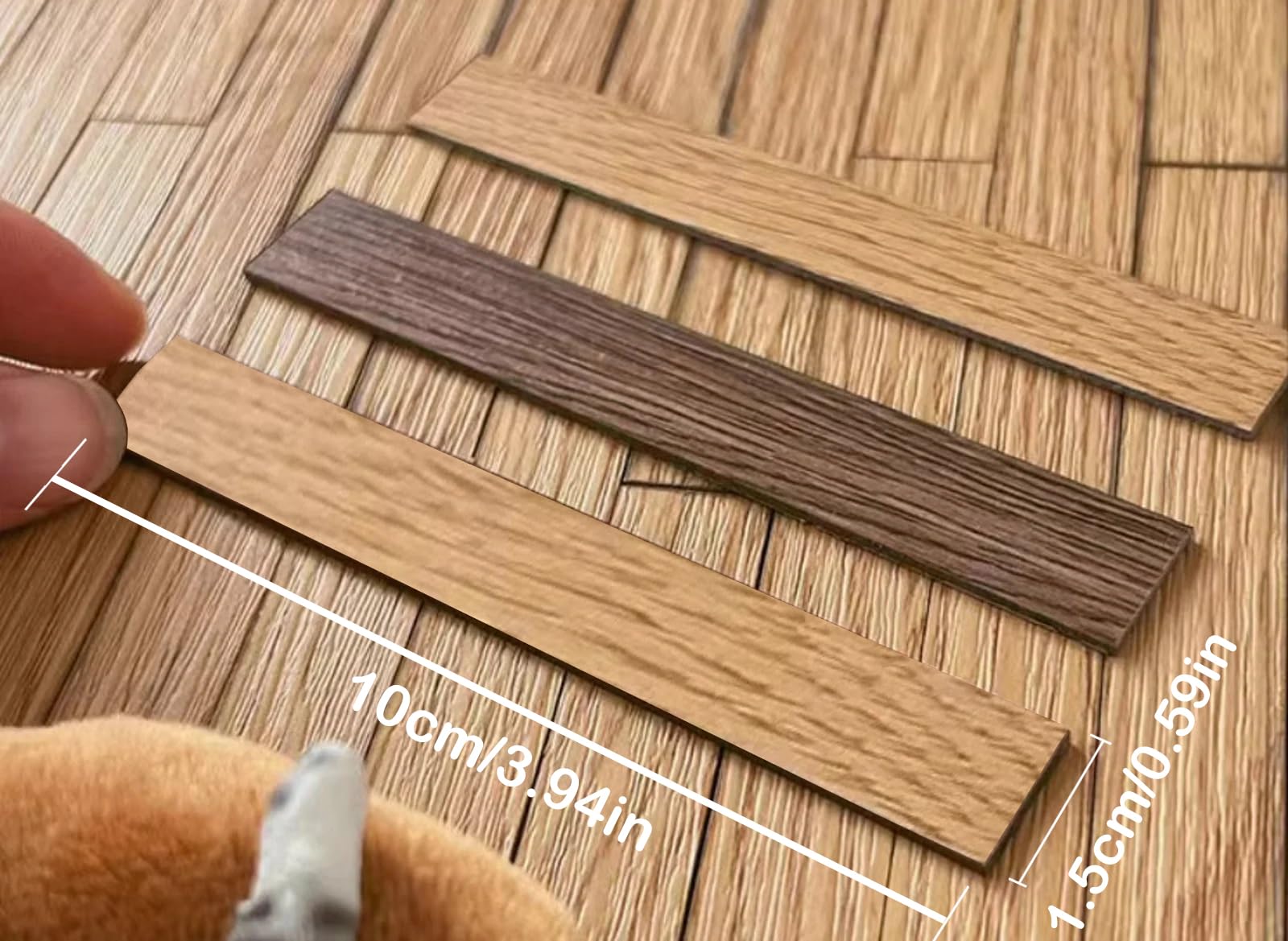 Aorvoras scale 1:12 to 1:6 floor boards for tiny homes.