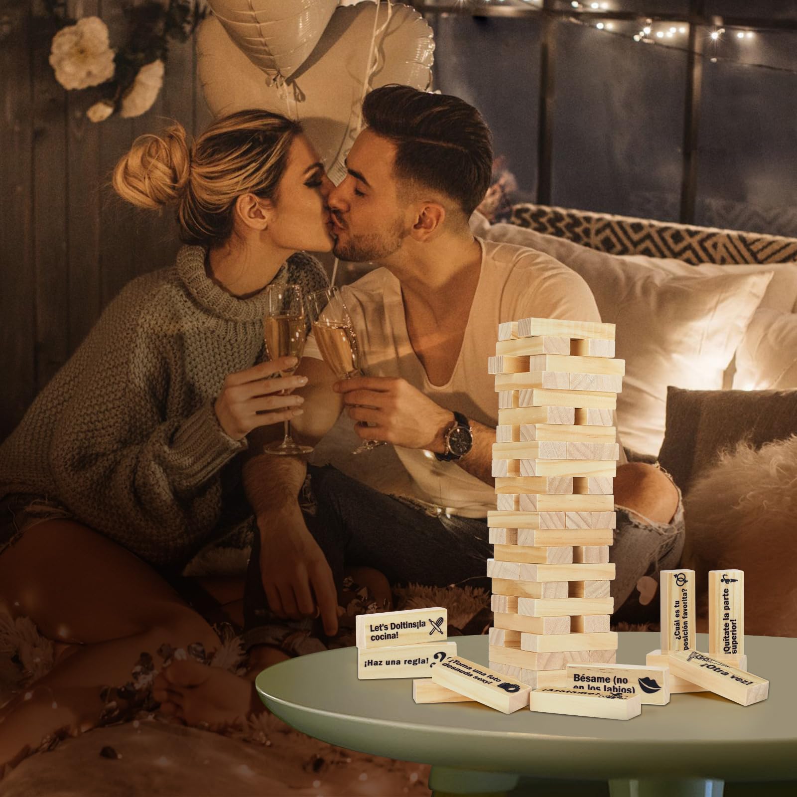 Aosemili date night gift pack designed for couples' fun
