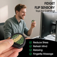 AOSTEONG fidget slider camo gift-ready product suitable for classrooms and teens