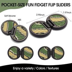 AOSTEONG fidget slider camo wave texture emphasizes soothing textures for calmer hands