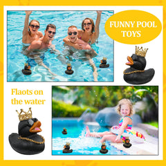 AOT Jeep Ducks add playful bathroom accents for parties.