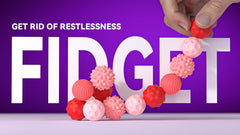 AotBlcer magnetic balls desk accessory closeup showing engaging tactile play.