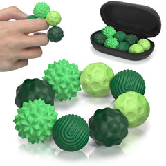 AotBlcer magnetic balls fidget toy displayed on a desk for focus and stress relief.