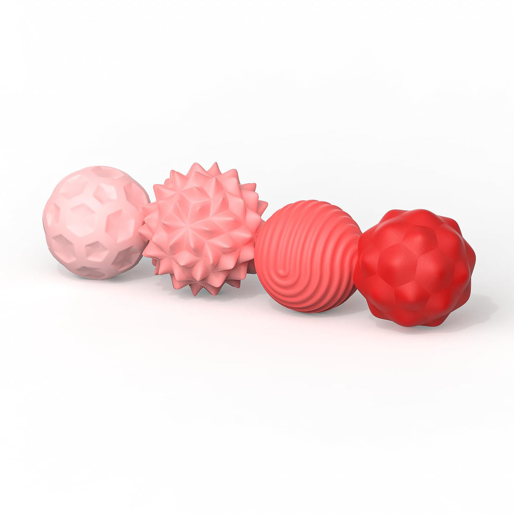 AotBlcer silicone balls on desk deliver desk-relief during long workdays.