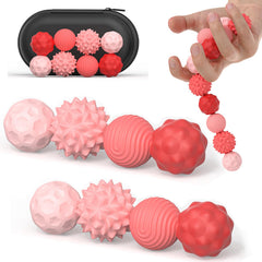 AotBlcer silicone fidget ball with central magnet improves focus during work.