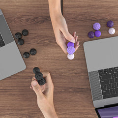 AotBlcer stylish daydesk magnetic balls shown on a clean workspace.