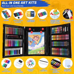 AOTEMOON all-in-one art kit colored pencils — smooth coloring for bold ideas.