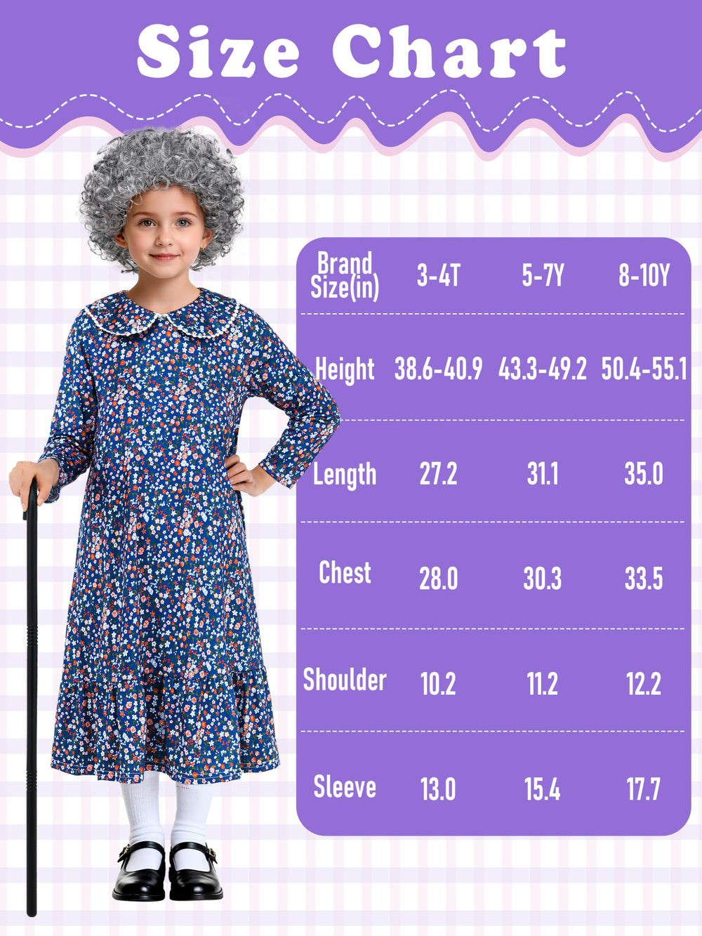 AOTHSO grey wig adds authentic elder look with comfortable fit