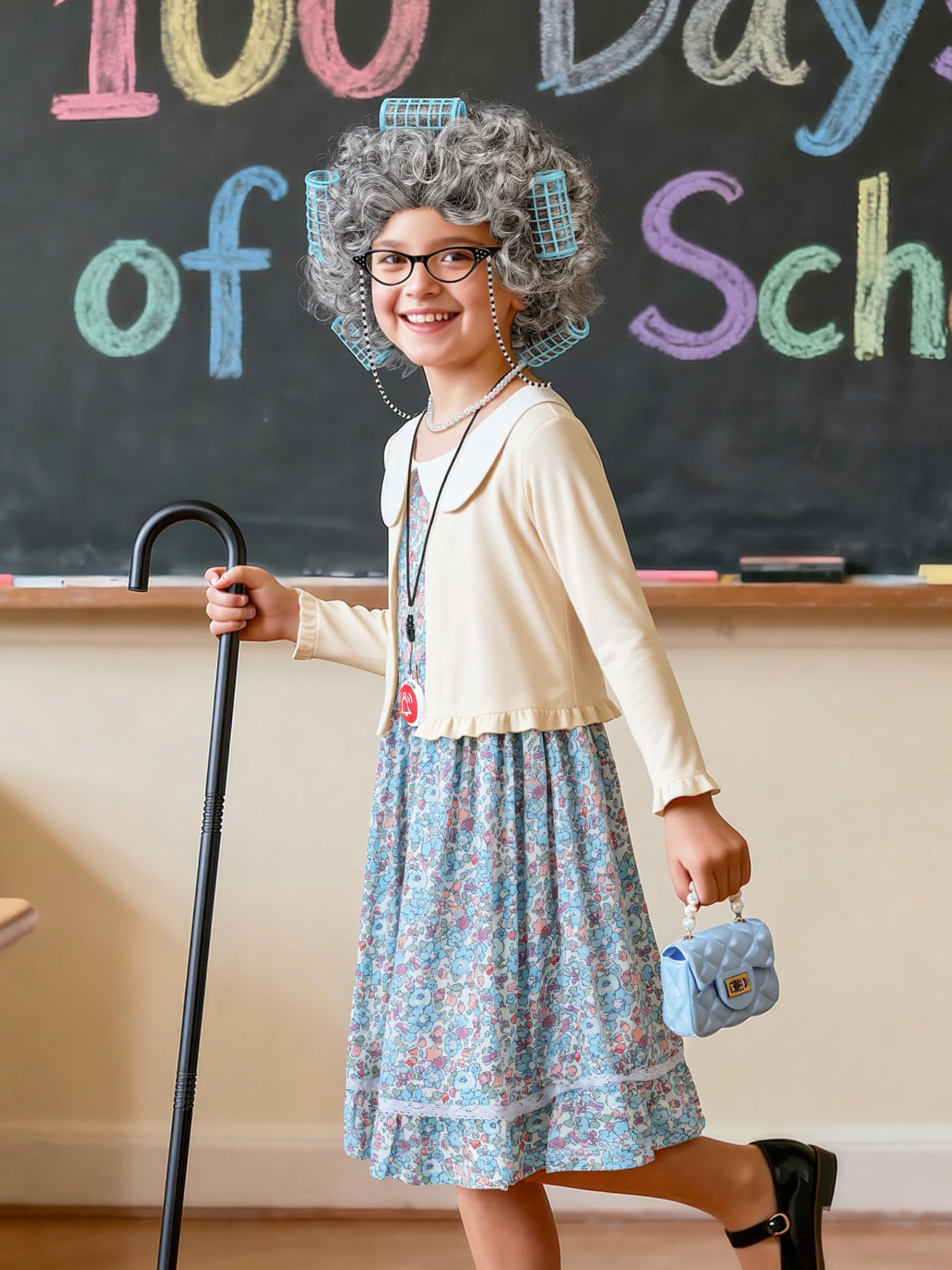 AOTHSO lightweight walking cane for a balanced, playful character.
